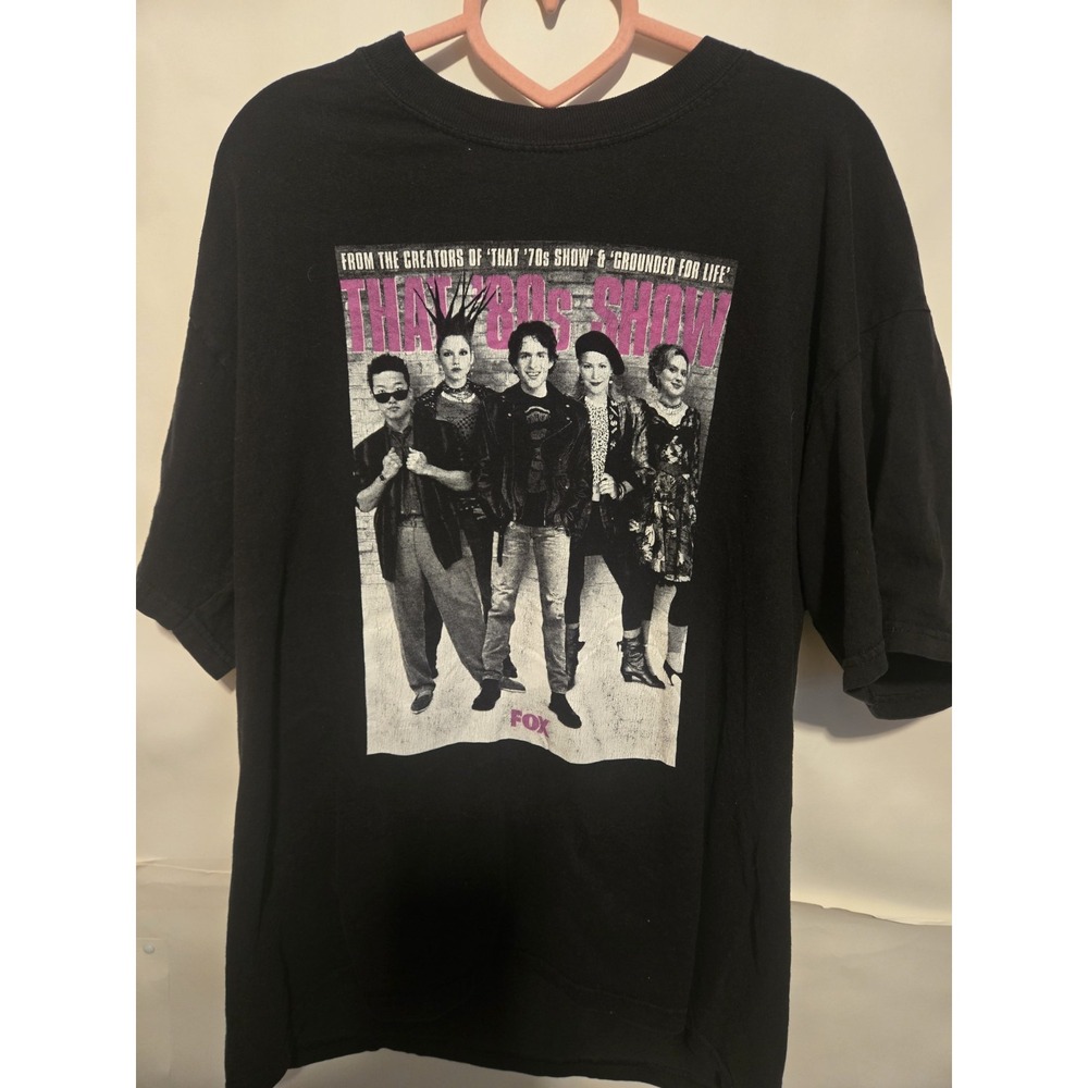 Vintage Y2k That 80s Show Promo Tee Size Large Punk Fox 70s High Fidelity TV